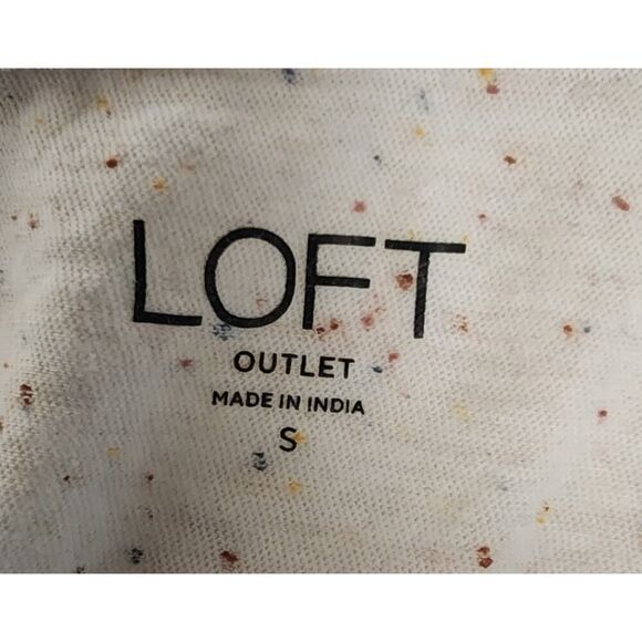 Loft Outlet Sleeveless Knotted Hem Top Size Small - Picture 5 of 5